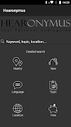 Hearonymus - your audio guide 海报