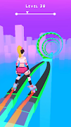 Sky Roller: Rainbow Skating screenshot 1