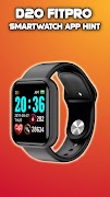 D20 Fitpro Smartwatch App Hint 海報