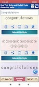 Cool Text & Fonts Styles maker capture d'écran 1
