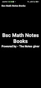 Bsc Math Notes Plakat