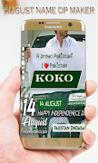 14 August Name DP Maker 2023 اسکرین شاٹ 4
