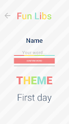 Fun Libs Classic スクリーンショット 1