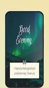 Good Evening Message ポスター