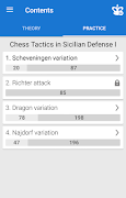 Chess Tactics in Sicilian 1 ảnh chụp màn hình 2