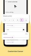 برنامه‌نما Mouse Cursor Touchpad عکس از صفحه