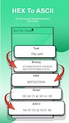 Bin file opener - Ascii Code ภาพหน้าจอ 2