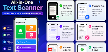 برنامه‌نما Image to Text OCR Text Scanner عکس از صفحه