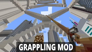 Grappling Hook Mod Minecraft-poster