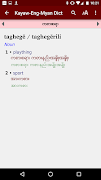 Kayaw Dictionary screenshot 2