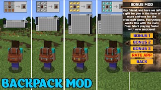 Backpack Mod For Minecaft PE स्क्रीनशॉट 4