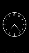 Poster Mirror Clock