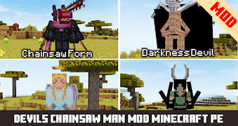 Devils Chainsaw Mod Minecraft ภาพหน้าจอ 3