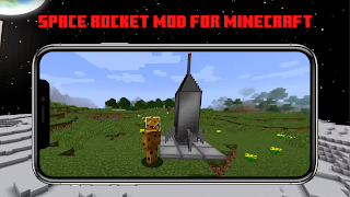 Space Rocket Mod for MCPE captura de pantalla 4