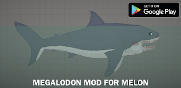 Megalodon Mod for melon الملصق