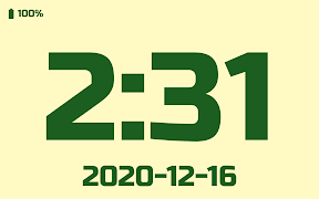 Fullscreen Digital Clock скриншот 6