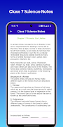 Class 7 Science Notes تصوير الشاشة 7