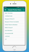 Haryana Previous Year Papers V screenshot 2