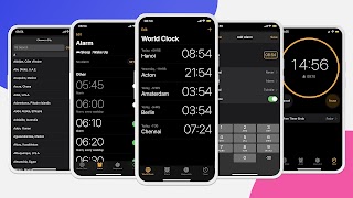 Clock Phone 16, Alarm & Timer screenshot 1
