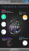Metallic Mesh HD Watch Face স্ক্রিনশট 3