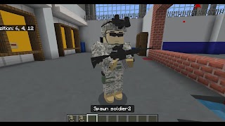 Military Forces Mod Minecraft الملصق