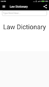 Law Dictionary poster