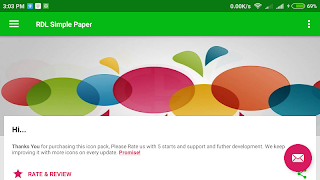 برنامه‌نما RDL Simple Paper عکس از صفحه