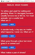 Riddles/Brain Teasers Ekran Görüntüsü 4