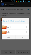 Auto Backup (alpha) screenshot 1