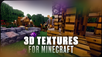 3D Textures for Minecraft poster