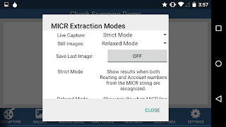LEADTOOLS Check Scanning App скриншот 3