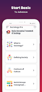 برنامه‌نما Learn Sociology (PRO) عکس از صفحه