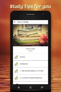 Study Tips স্ক্রিনশট 1