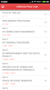 California Penal Code Plakat