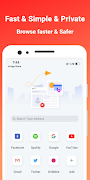XminiBrowser - Secure Browser স্ক্রিনশট 1