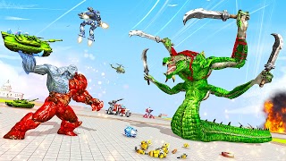 Snake Robot Game - Stone Robot الملصق