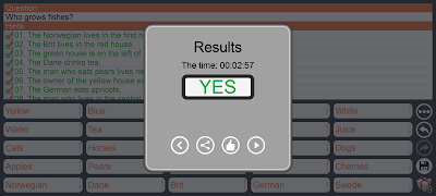Einstein's Riddles Text Puzzle Screenshot 5