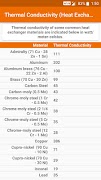 برنامهنما Thermodynamics Tables عکس از صفحه