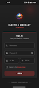 Election Webcast Live Streamer imagem de tela 1