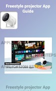 Freestyle projector App Guide ภาพหน้าจอ 4
