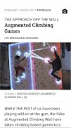 Climbing Magazine скриншот 1