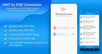 Mhtml Viewer: MHT to pdf-poster