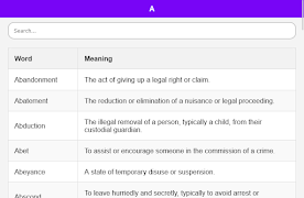 Law Dictionary syot layar 5