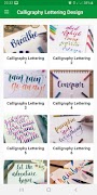 Calligraphy Lettering Design-poster