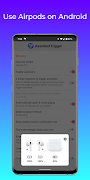 Assistant Trigger: for AirPods ảnh chụp màn hình 1