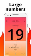 Burn IT Workout Tabata Timer تصوير الشاشة 2