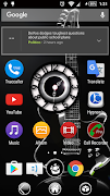 Black Clock Widget پوسٹر