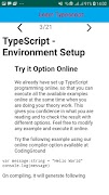 برنامه‌نما TypeScript Tutorial عکس از صفحه