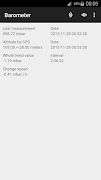 برنامه‌نما Barometer and altimeter عکس از صفحه