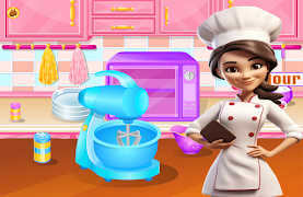 game cooking cake raspberry スクリーンショット 1